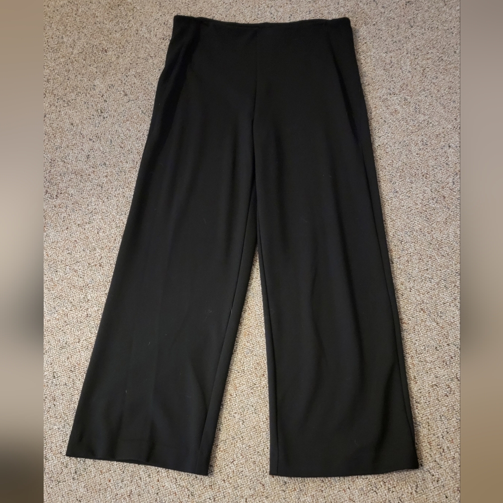 Straight leg black pants